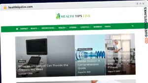 Publish Guest Post on healthtipslive.com