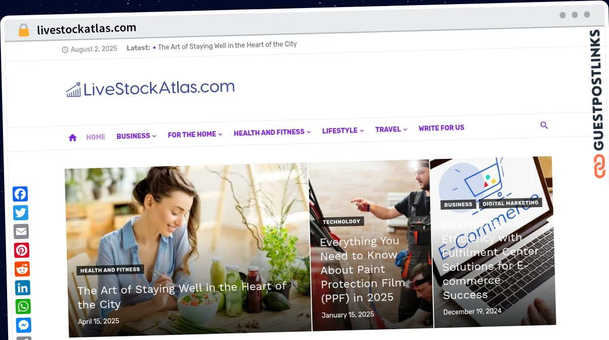 Publish Guest Post on livestockatlas.com