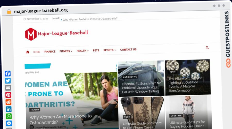 Publish Guest Post on major-league-baseball.org