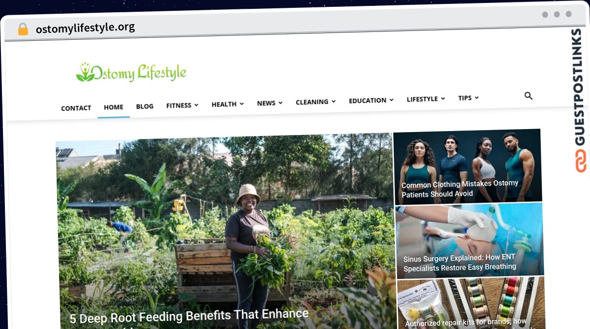 Publish Guest Post on ostomylifestyle.org