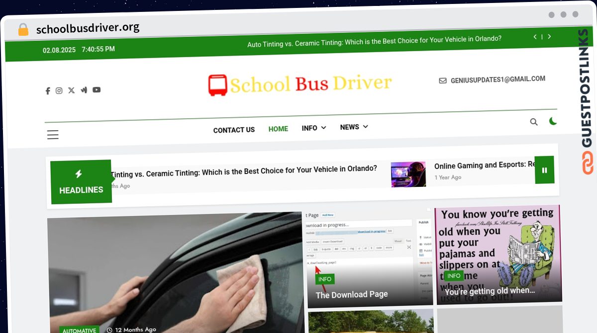 Publish Guest Post on schoolbusdriver.org