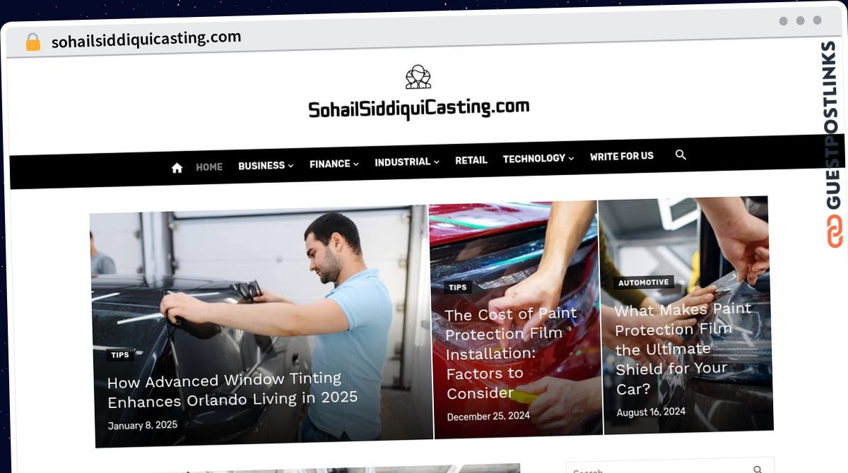 Publish Guest Post on sohailsiddiquicasting.com
