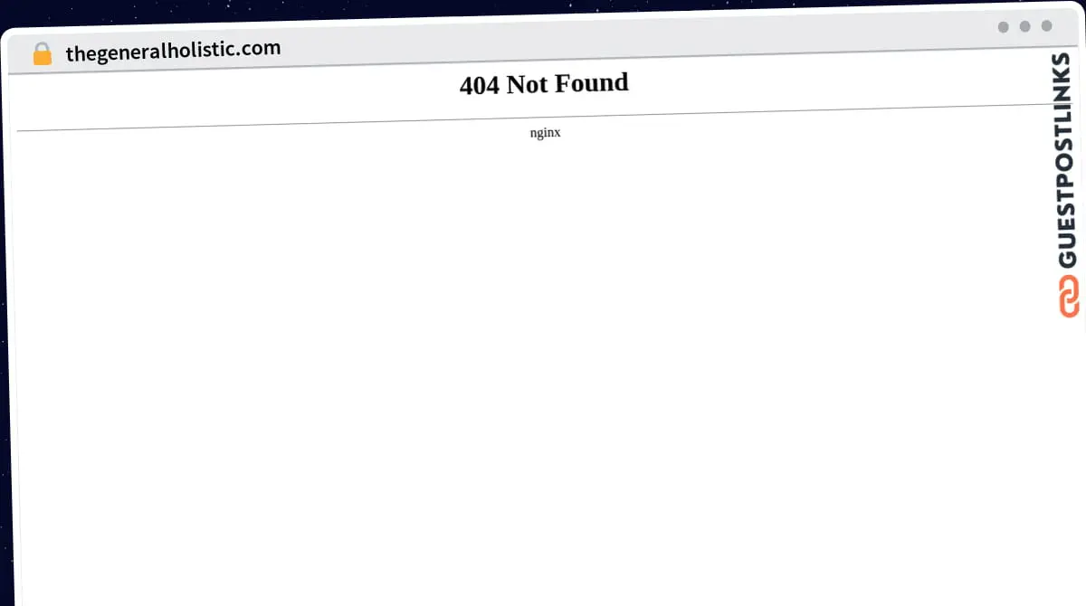 Publish Guest Post on thegeneralholistic.com