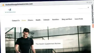 Publish Guest Post on thehealthsupplementreview.com