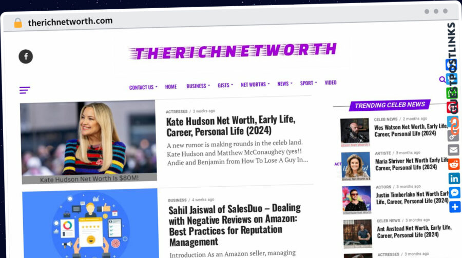 Publish Guest Post on therichnetworth.com