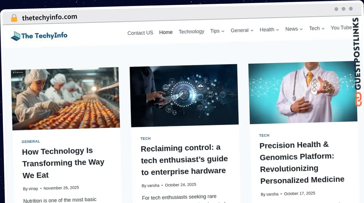 Publish Guest Post on thetechyinfo.com