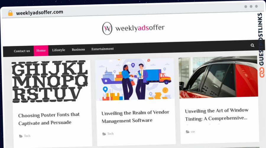 Publish Guest Post on weeklyadsoffer.com