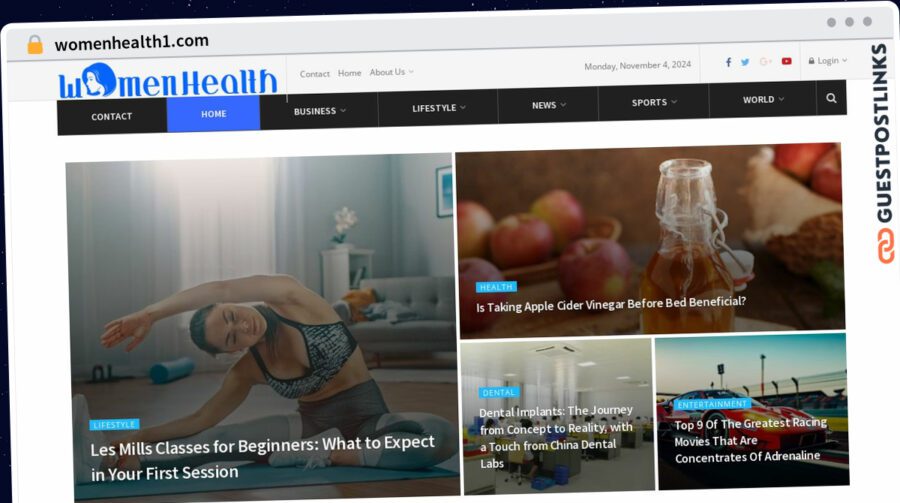 Publish Guest Post on womenhealth1.com