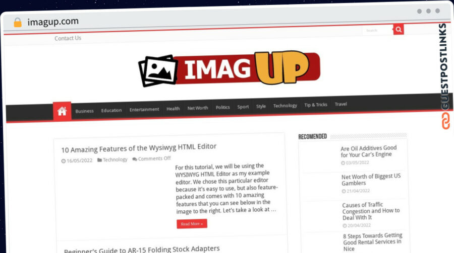 Publish Guest Post on imagup.com