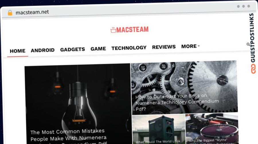 Publish Guest Post on macsteam.net