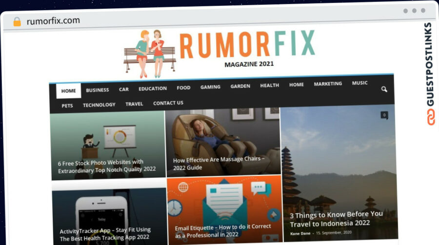 Publish Guest Post on rumorfix.com