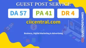 Buy Guest Post on ciicentral.com