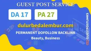 Buy Guest Post on dulurbedalembur.com