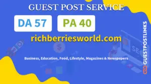 Buy Guest Post on richberriesworld.com