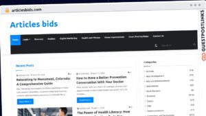 Publish Guest Post on articlesbids.com
