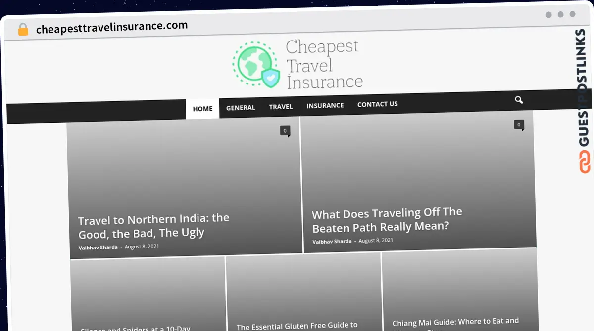 Publish Guest Post on cheapesttravelinsurance.com