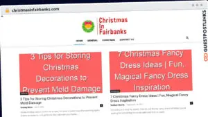 Publish Guest Post on christmasinfairbanks.com