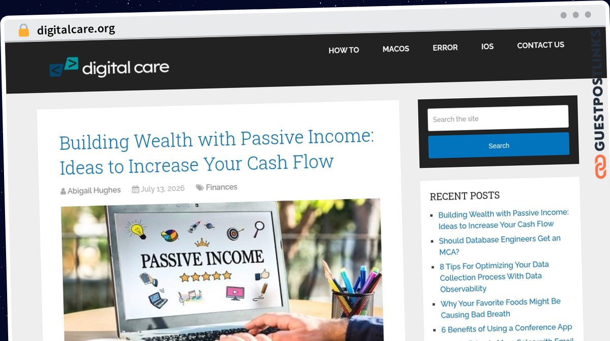 Publish Guest Post on digitalcare.org