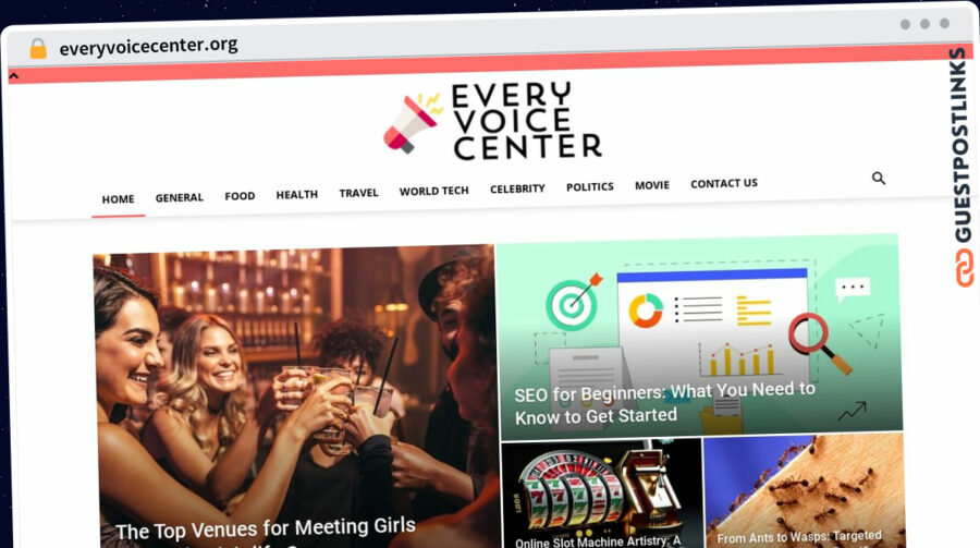 Publish Guest Post on everyvoicecenter.org