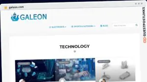 Publish Guest Post on galeon.com
