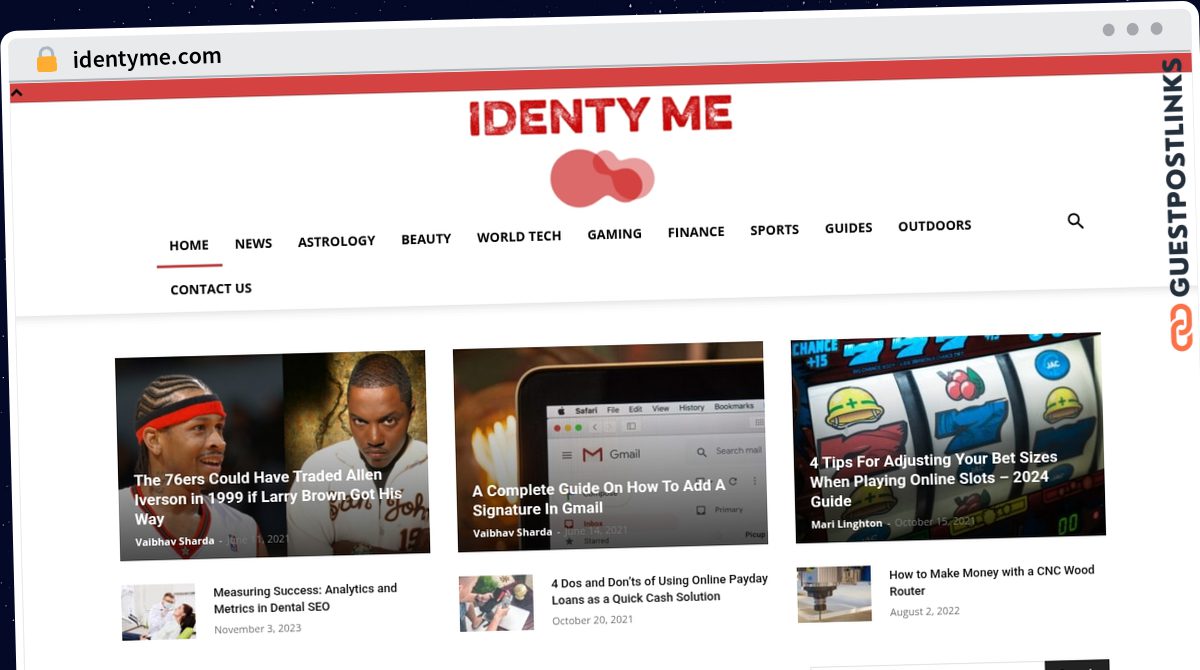 Publish Guest Post on identyme.com