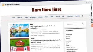 Publish Guest Post on liarsliarsliars.com