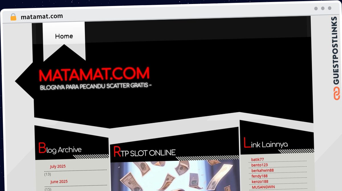 Publish Guest Post on matamat.com
