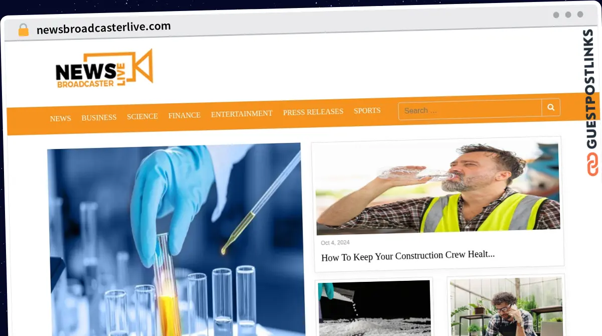 Publish Guest Post on newsbroadcasterlive.com