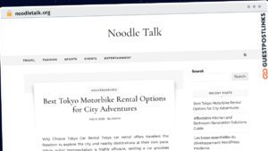 Publish Guest Post on noodletalk.org