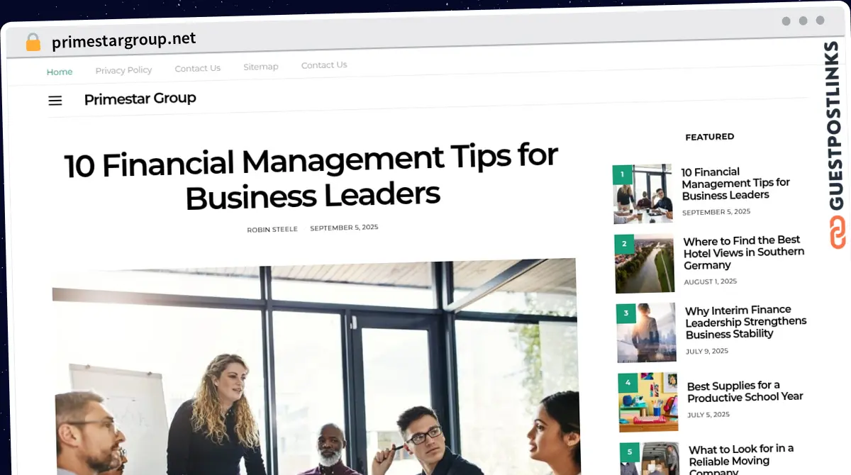 Publish Guest Post on primestargroup.net