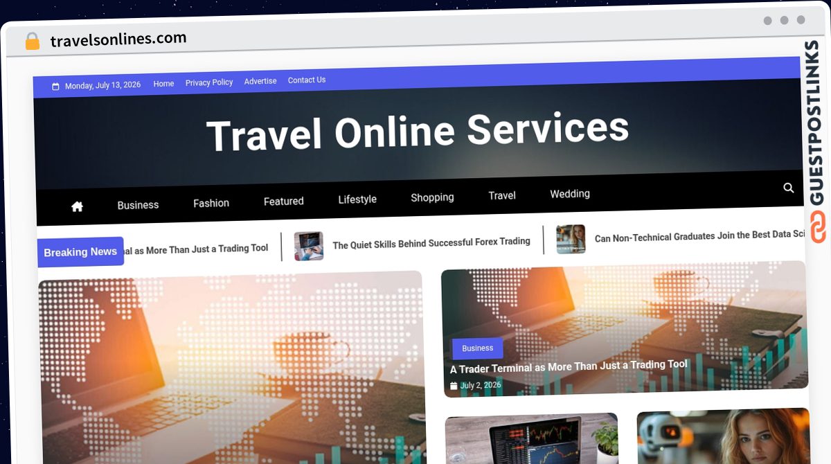 Publish Guest Post on travelsonlines.com