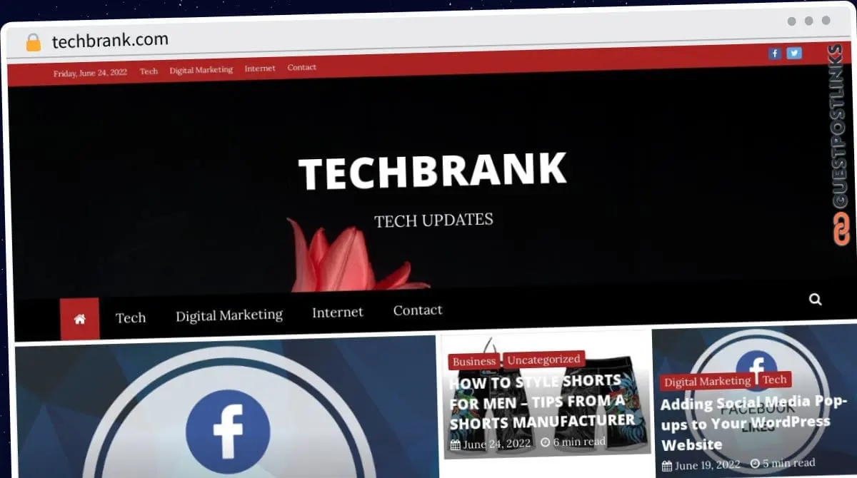Publish Guest Post on techbrank.com
