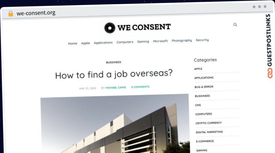 Publish Guest Post on we-consent.org