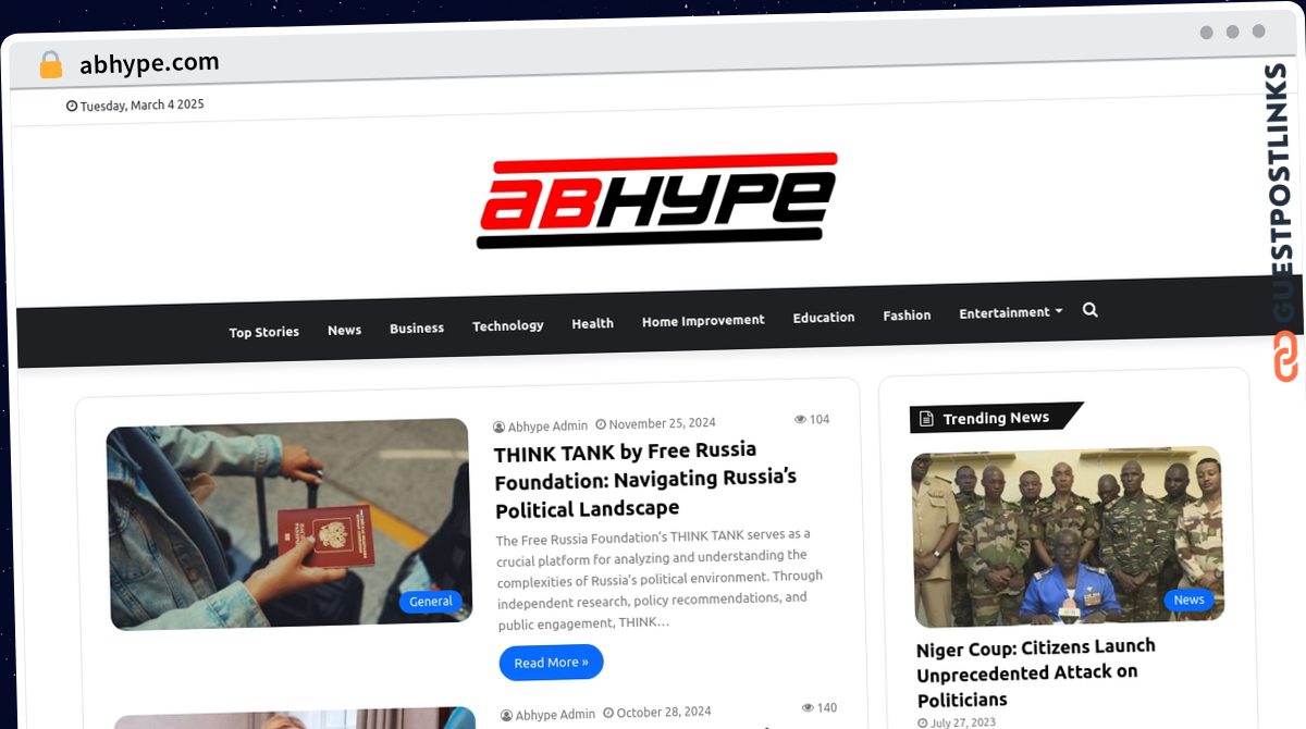 Publish Guest Post on abhype.com