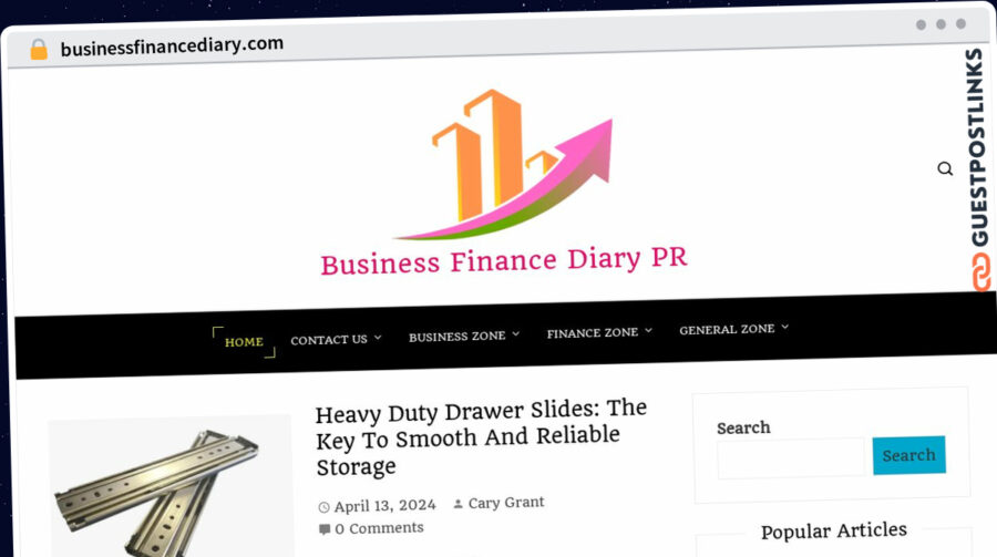 Publish Guest Post on businessfinancediary.com