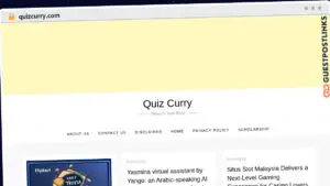 Publish Guest Post on quizcurry.com