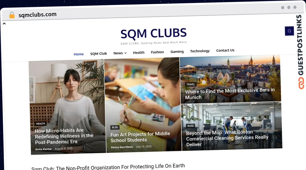 Publish Guest Post on sqmclubs.com