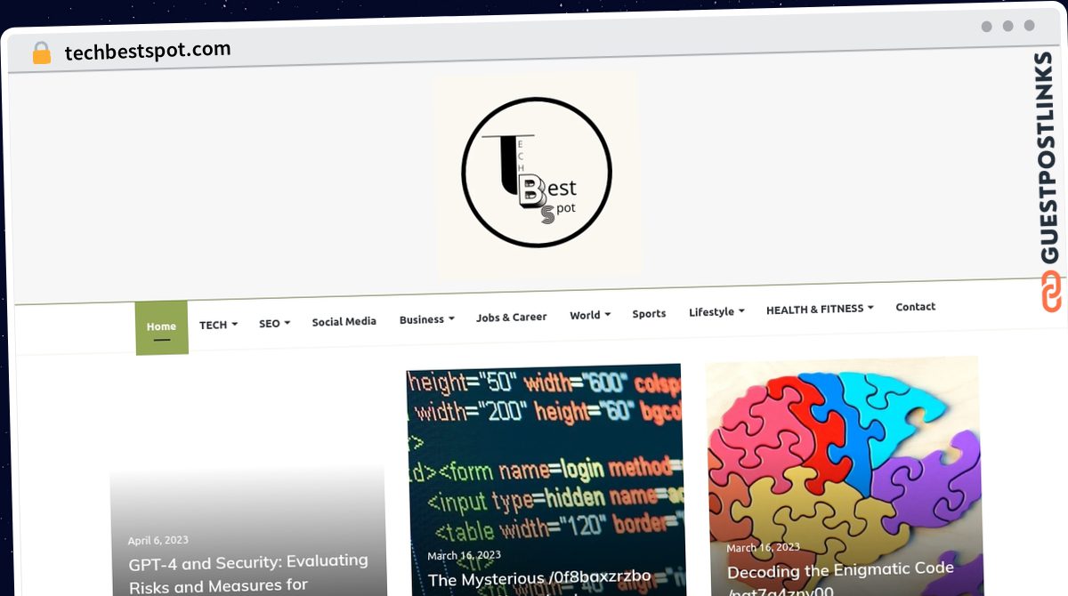 Publish Guest Post on techbestspot.com