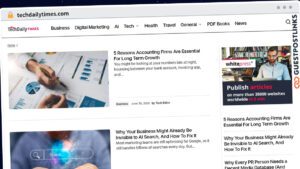 Publish Guest Post on techdailytimes.com