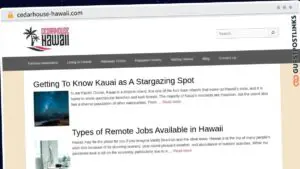 Publish Guest Post on cedarhouse-hawaii.com