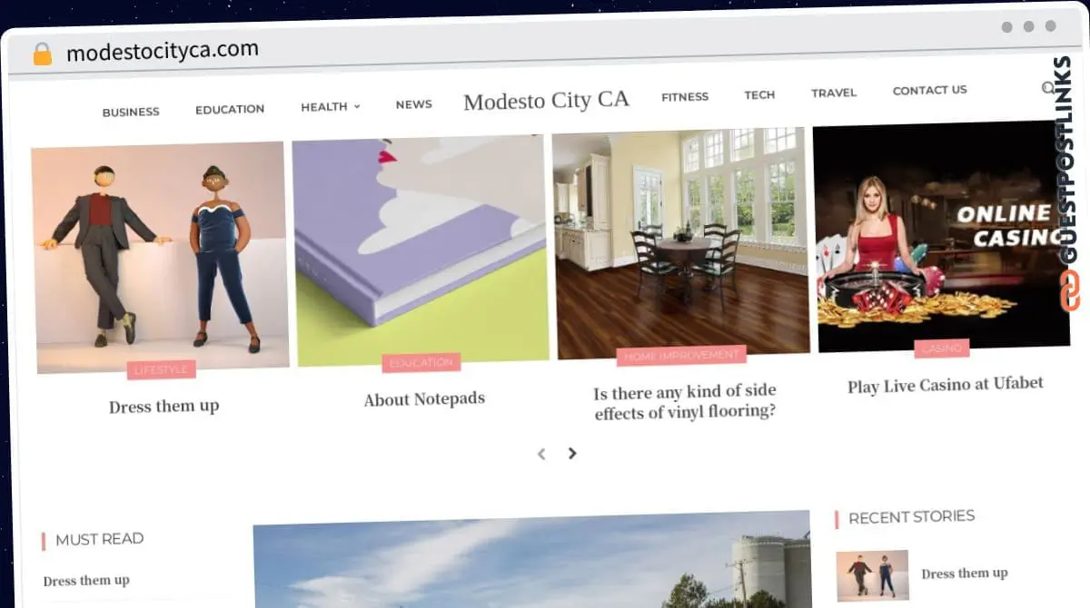 Publish Guest Post on modestocityca.com