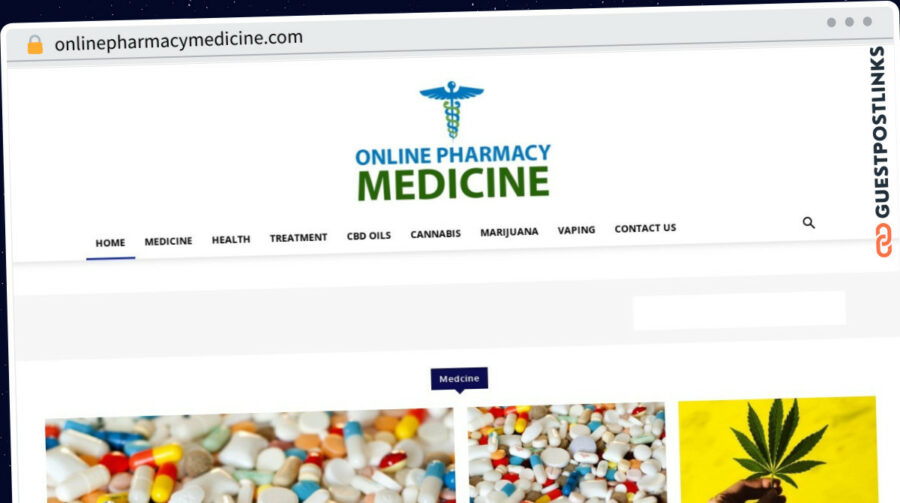 Publish Guest Post on onlinepharmacymedicine.com