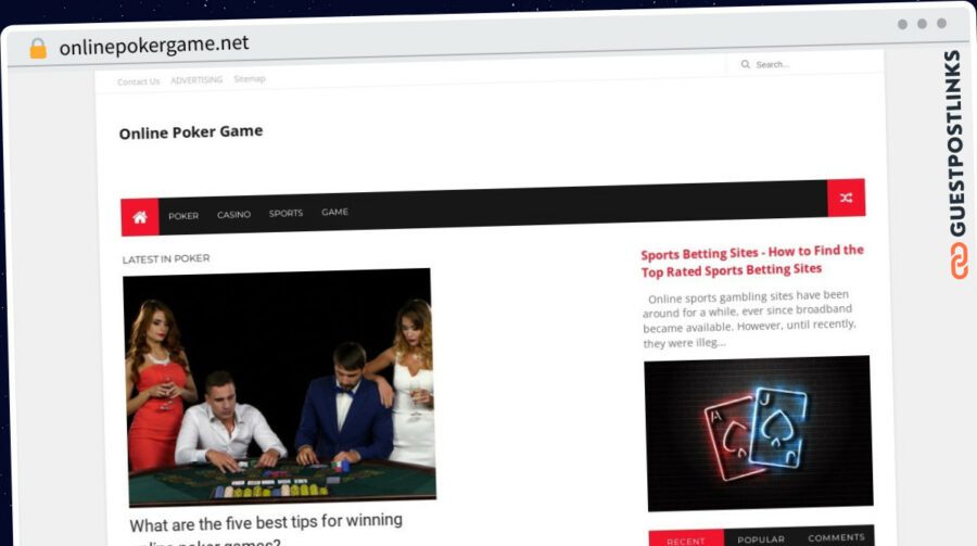 Publish Guest Post on onlinepokergame.net