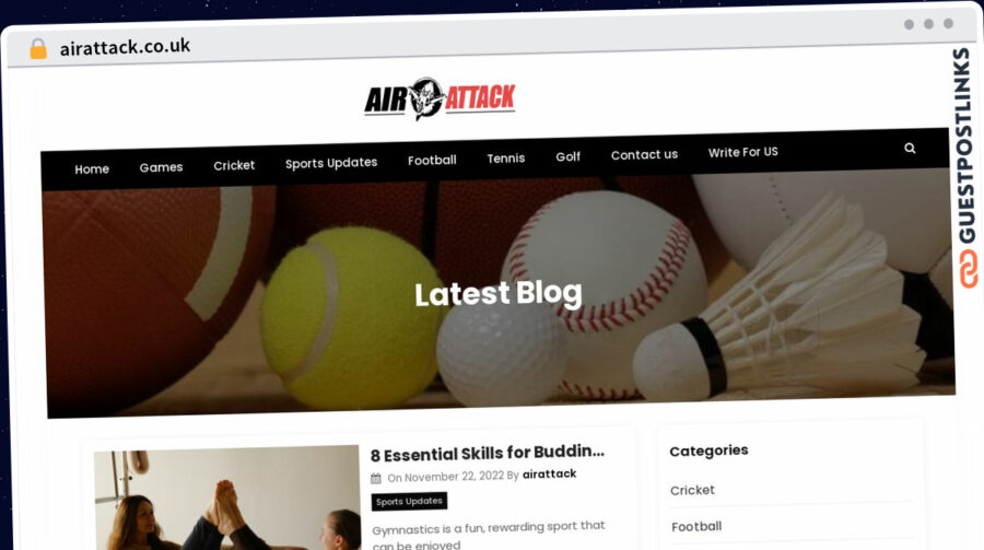 Publish Guest Post on airattack.co.uk