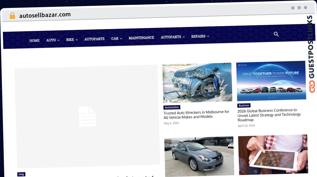Publish Guest Post on autosellbazar.com