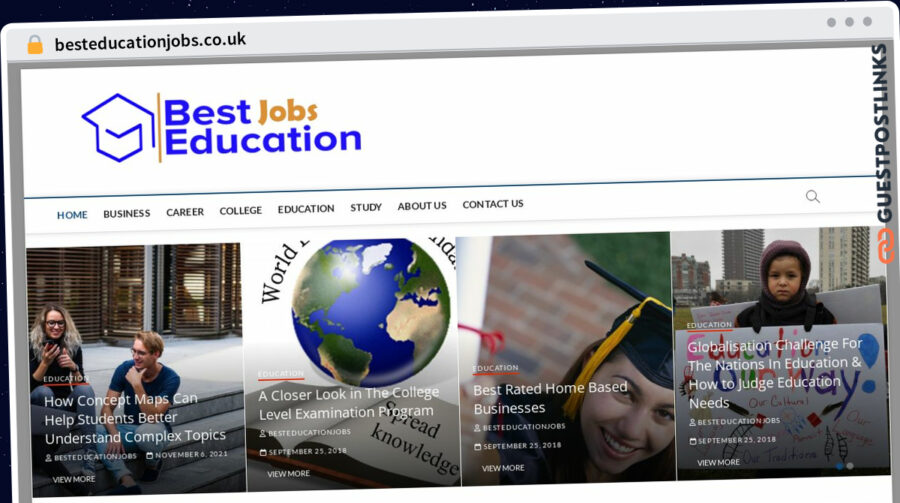 Publish Guest Post on besteducationjobs.co.uk