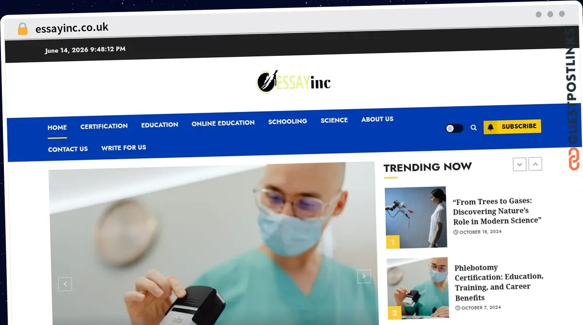 Publish Guest Post on essayinc.co.uk