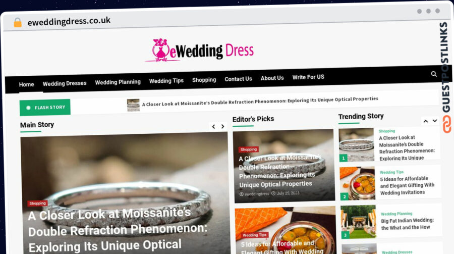 Publish Guest Post on eweddingdress.co.uk