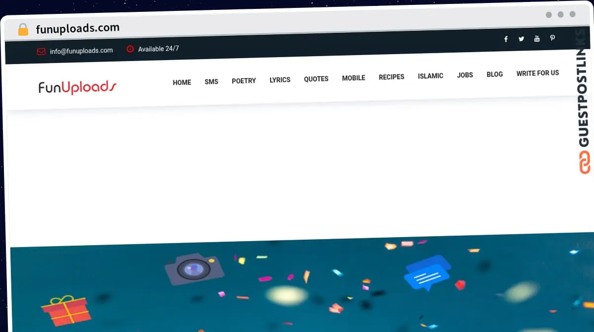 Publish Guest Post on funuploads.com