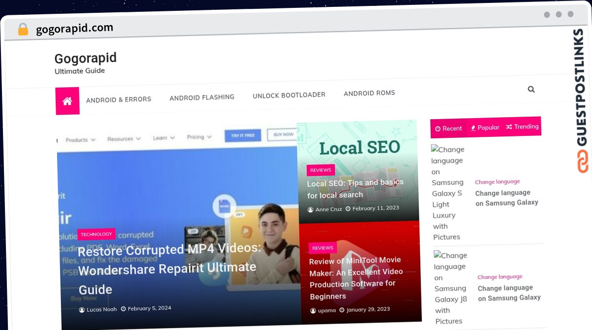 Publish Guest Post on gogorapid.com